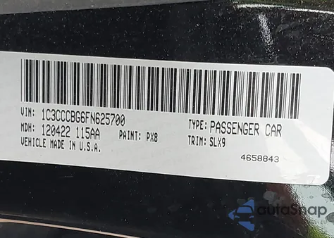 2015 Chrysler 200 S from USA, damaged, VIN 1C3CCCBG6FN625700